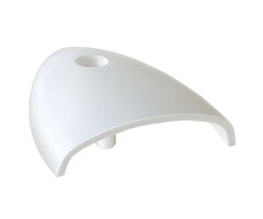 Clamshell Vent 57x49mm Plastic White