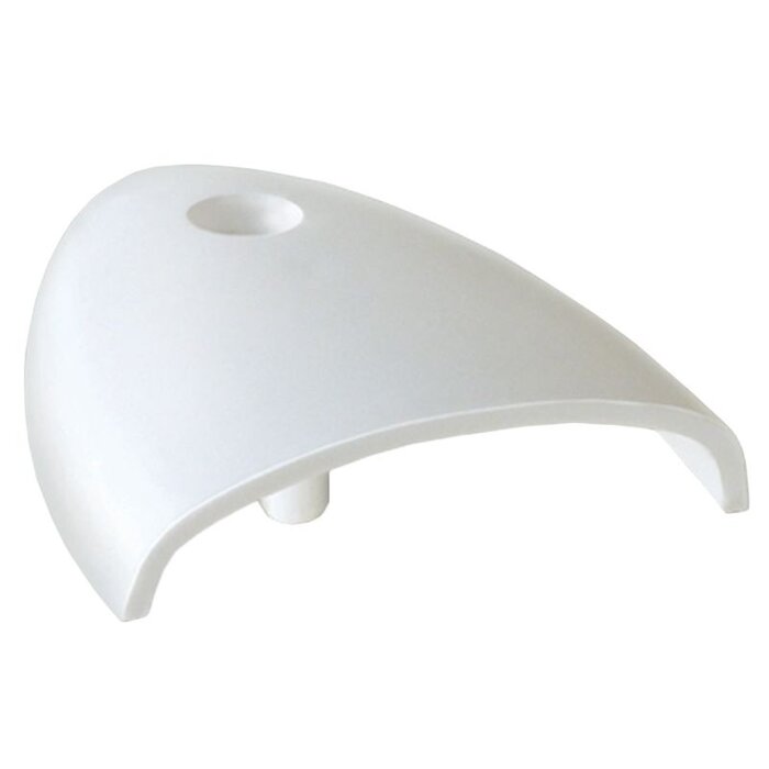 Clamshell Vent 57x49mm Plastic White