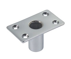 Rowlock Socket 10mm Chrome Plated Brass