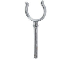 Roeidol 46mm met 10mm Pin Messing Verchroomd