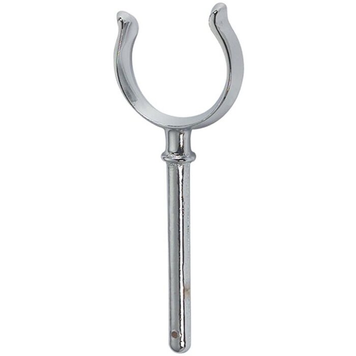 Roeidol 46mm met 10mm Pin Messing Verchroomd