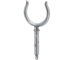 Roeidol 52mm met 12mm Pin Messing Verchroomd