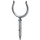 Roeidol 52mm met 12mm Pin Messing Verchroomd