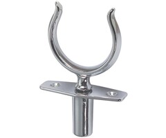 Rowlock 58mm with Rowlock Holder 12mm Set Chrome Plated Brass
