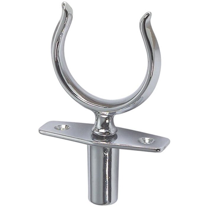 Rowlock 58mm with Rowlock Holder 12mm Set Chrome Plated Brass
