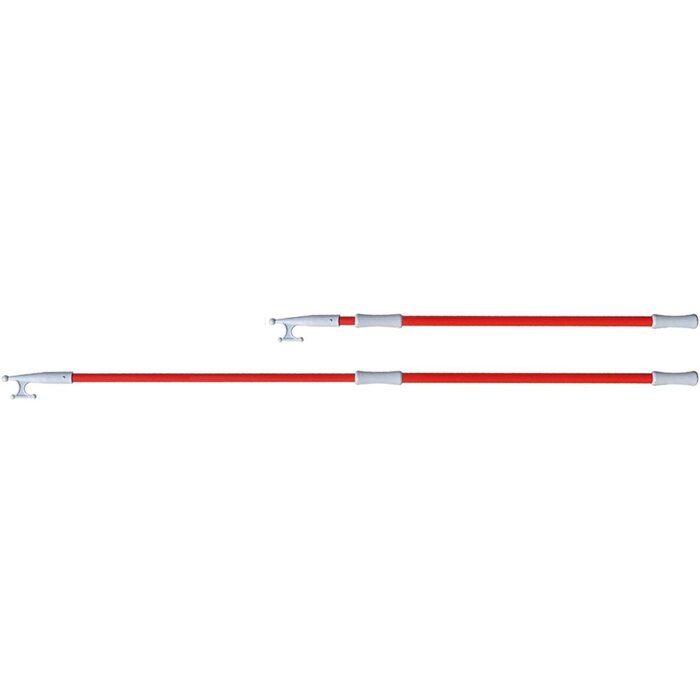 Telescopic Boat Hook 122-210cm Red