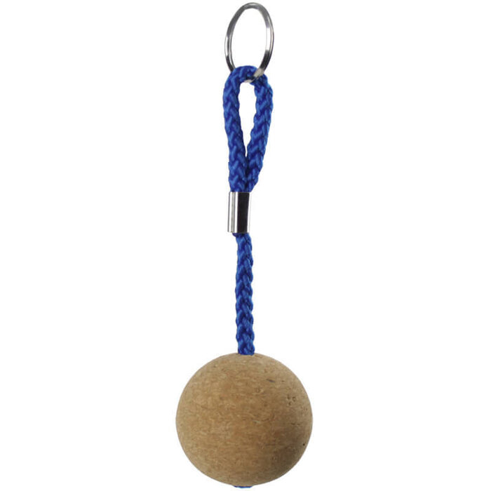 Floating Cork Ball Keychain 50mm