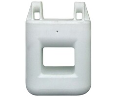 Trapfender 1 Trede 36x30cm Wit