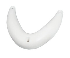 Bow Fender 32x39x10cm White