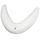 Bow Fender 32x39x10cm White