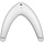 Bow Fender 50x59x14cm White
