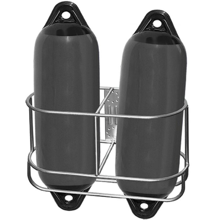 Fenderhouder Rvs Recht Model 43x19x29cm