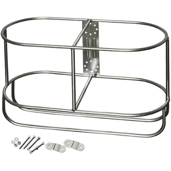 Fenderhouder Rvs Recht Model 55x24x33cm