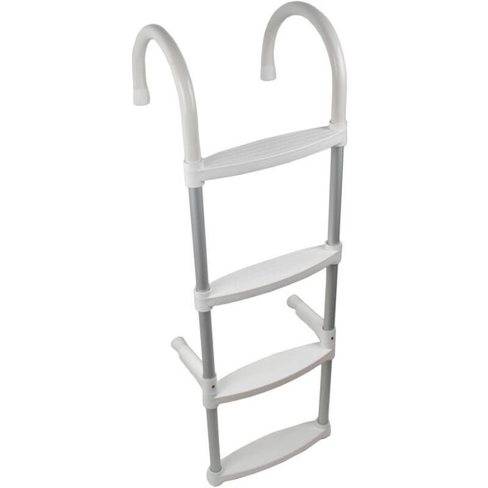 Removable Hook On Boat Ladder 4 Steps 108x35cm Aluminium