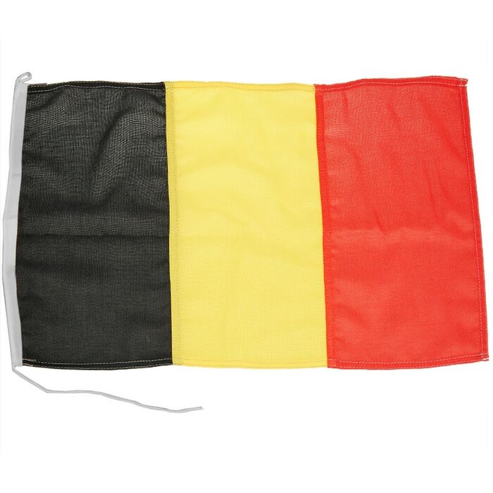 Belgische Vlag Boot 20 x 30cm