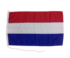 Nederlandse Vlag Boot 20 x 30cm