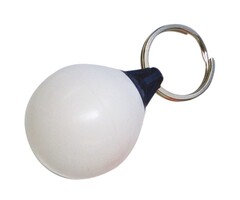 Floating Fender Keychain 60x44mm White
