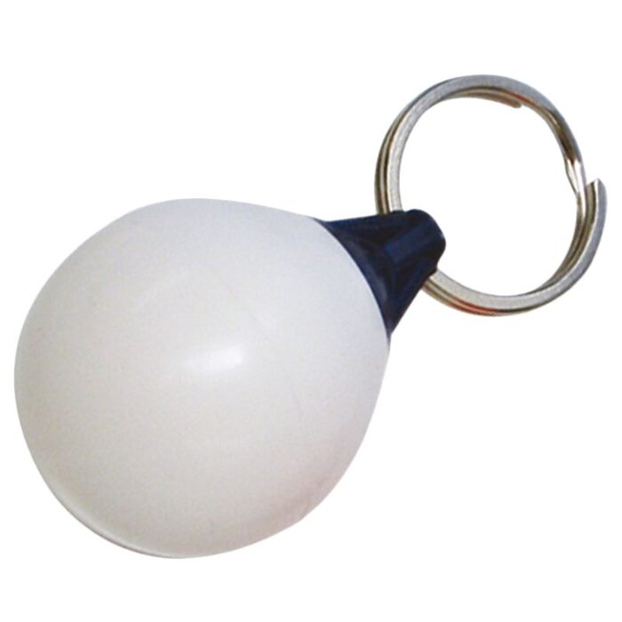 Floating Fender Keychain 60x44mm White