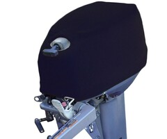 Buitenboordmotorhoes 40x20x25cm Acryl Blauw