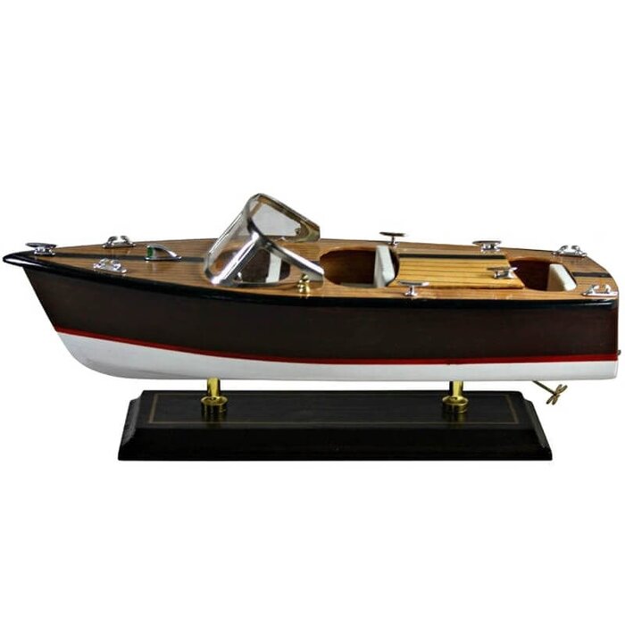 Riva Speed Boat Model 35cm