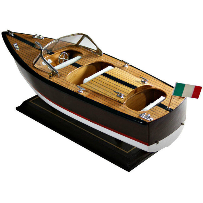 Riva Speed Boat Model 35cm