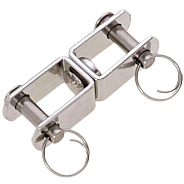 5mm Double Flat Swivel Shackle SS316