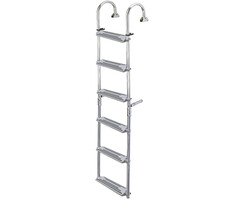 Folding Boat Ladder 6 Steps 155x32cm SS316