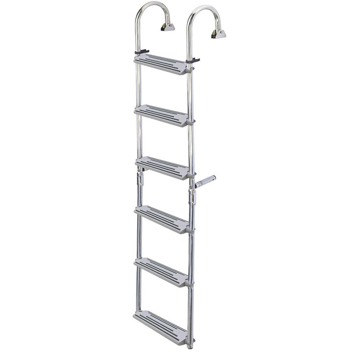 Opvouwbare Zwemtrap Rvs 6 Treden 155x32cm