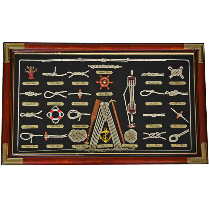 Nautical Knot Board 51 x 31cm