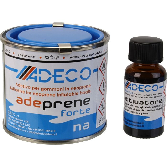 Adeco Adeprene Forte Hypalon Rubberboot Lijm 2 Componenten 125G
