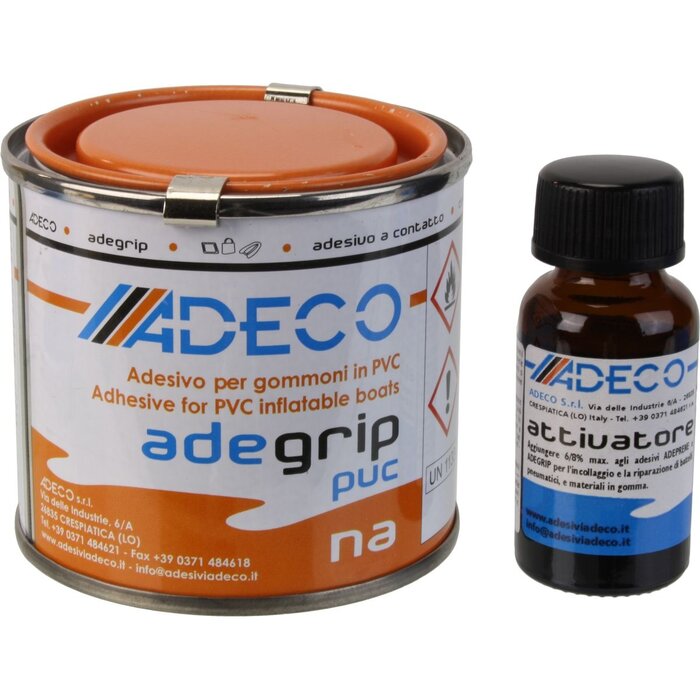 Adeco Adegrip PVC Inflatable Boat Glue 2 Components 125g
