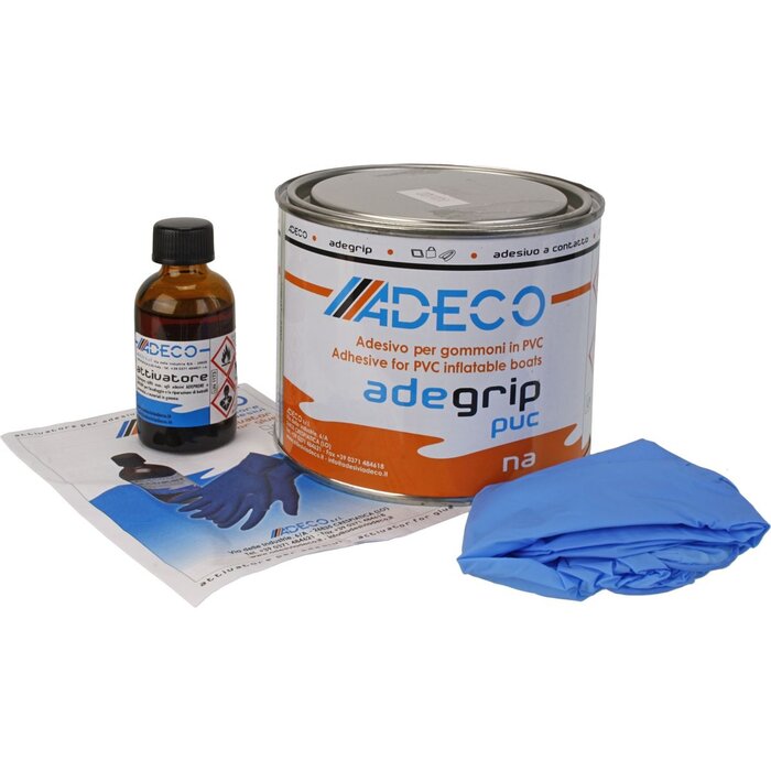 Adeco Adegrip PVC Inflatable Boat Glue 2 Components 500g