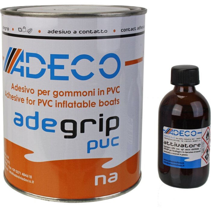 Adeco Adegrip PVC Inflatable Boat Glue 2 Components 850g