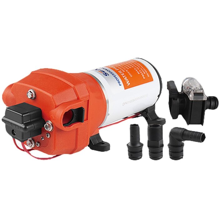 Seaflo Waterpomp 17 L/min met Filter 12V 40PSI