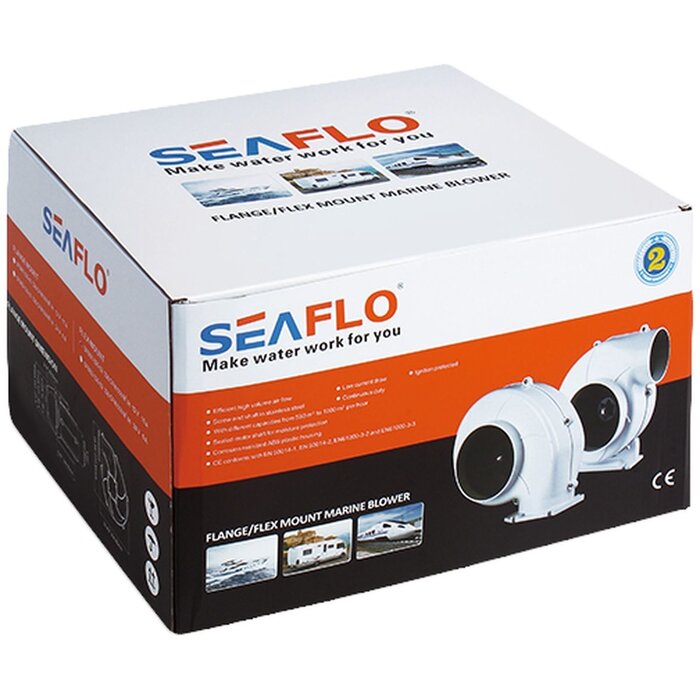 Bilge Blower 320 CFM Flange Mount 24V