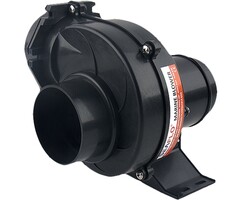 Bilge Ventilator 130 Cfm 12V met Support en Slangkoppeling