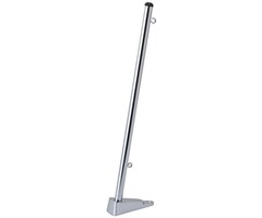 Boat Flag Pole 50cm with Holder Chrome Plated