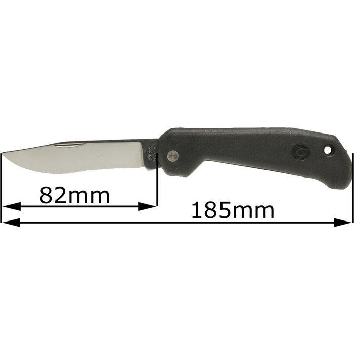 Clipper Sailing Knife Black 185mm