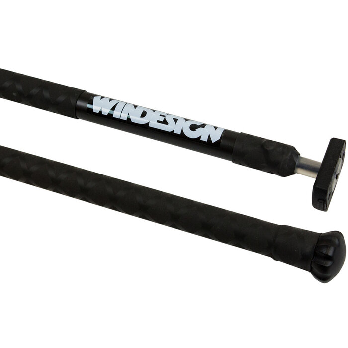 X-Gripped Tiller Extension 120cm x 20mm Black