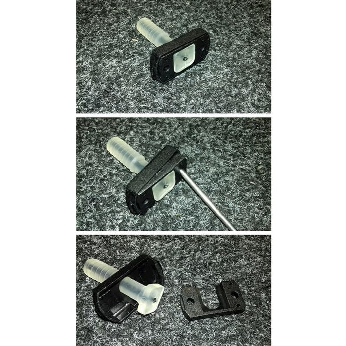 Flexible Removable Tiller Extension Joint with Rope Core