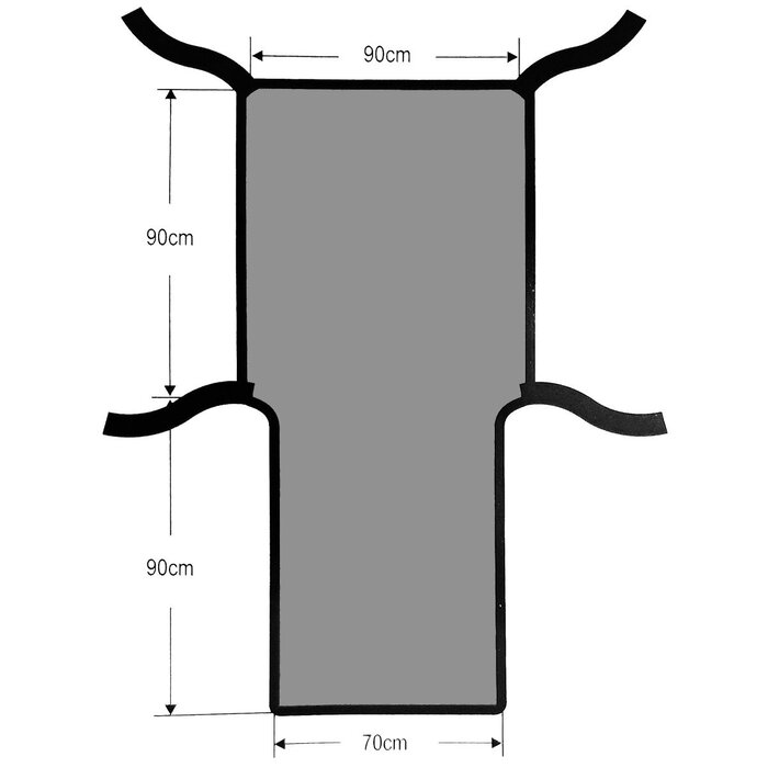 Boat Door Mosquito Net 180x90cm