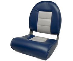 Folding Boat Seat 55x43x56cm Blue-Light Grey