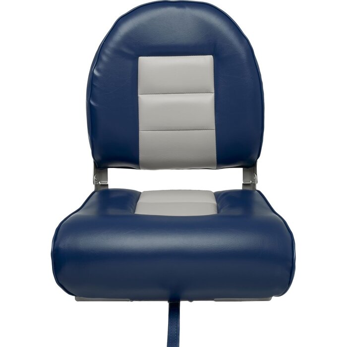 Folding Boat Seat 55x43x56cm Blue-Light Grey