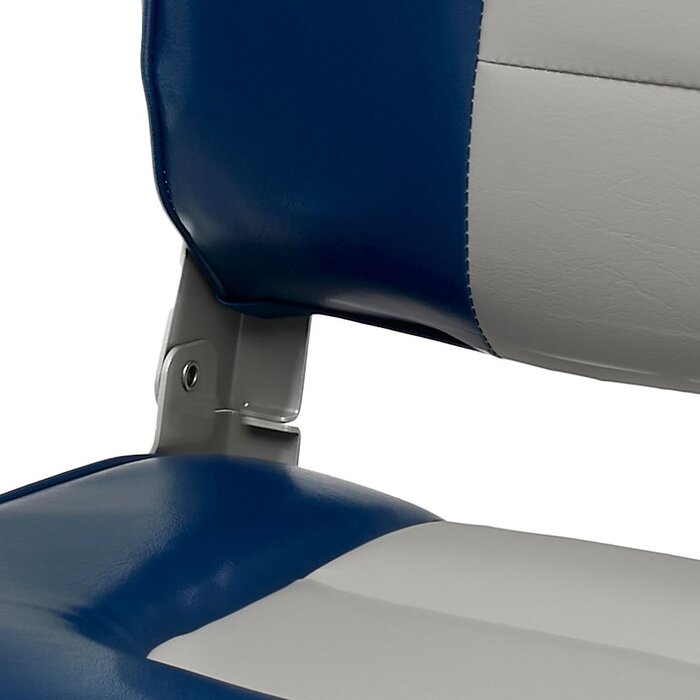 Folding Boat Seat 55x43x56cm Blue-Light Grey