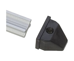 Viadana Eindstuk Rail 19x13,4mm