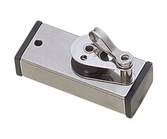 Viadana Eindstuk Rail 19x13,4mm met Blok