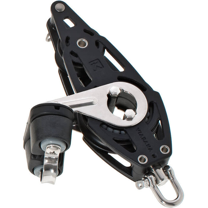 Viadana 57-34mm Carbo Fiddle Block with Becket and Cleat