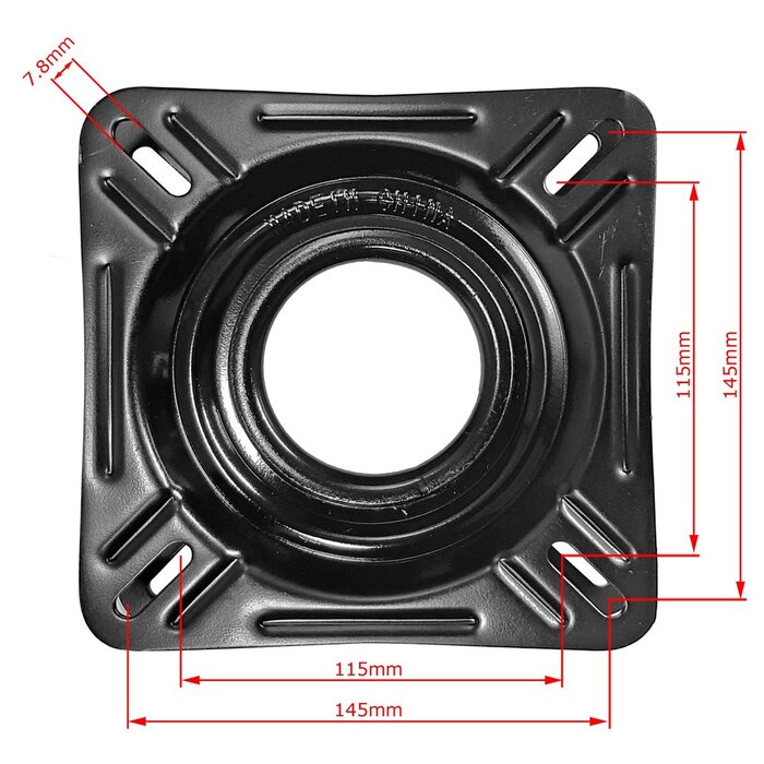 Swivel voor Bootstoel 115-145mm