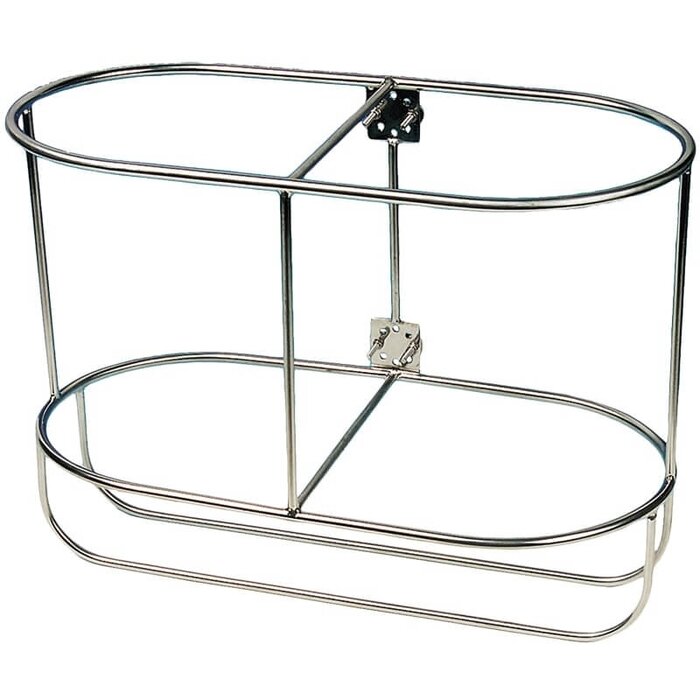 Fenderhouder Rvs Recht Model 48x24x32cm