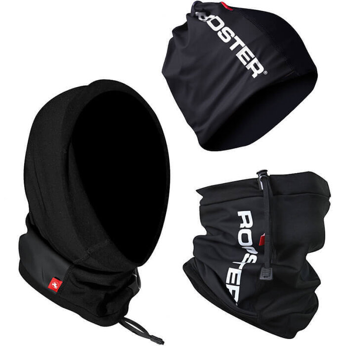 Rooster Aquafleece Neck Gaiter Black
